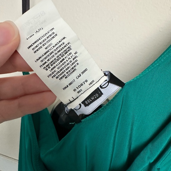 bebe Vibrant Green One-Shoulder Dress As Is - Picture 5 of 9